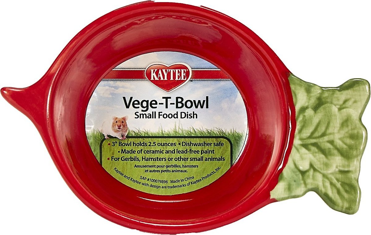 Kaytee Vege-T-Bowl Radish Small Pet Bowl