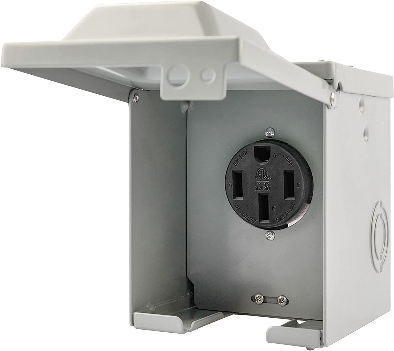 RVGUARD 50 Amp 125/250 Volt RV/EV Power Outlet Box