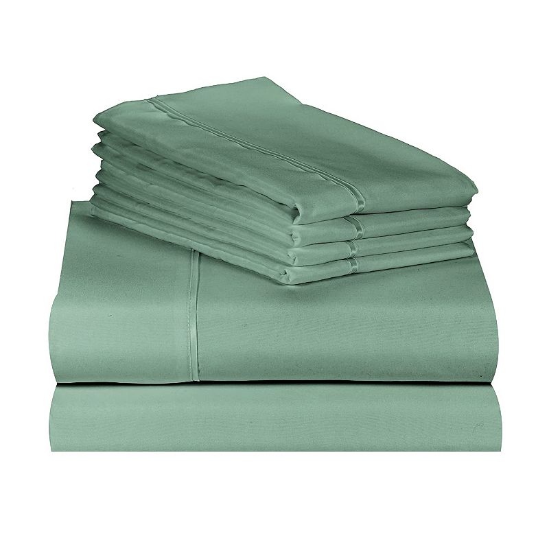 Luxclub's Premium Bed Sheet Set - Silky Soft， Deep Pockets 18， Eco-friendly， Wrinkle-free