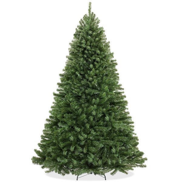 7.5FT Realistic Green Spruce Artificial Holiday Christmas Tree with Sturdy Metal Stand