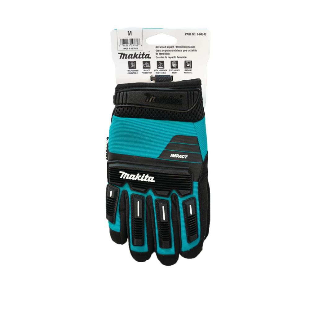 Makita Advanced Impact Demolition Gloves Large T-04254 from Makita