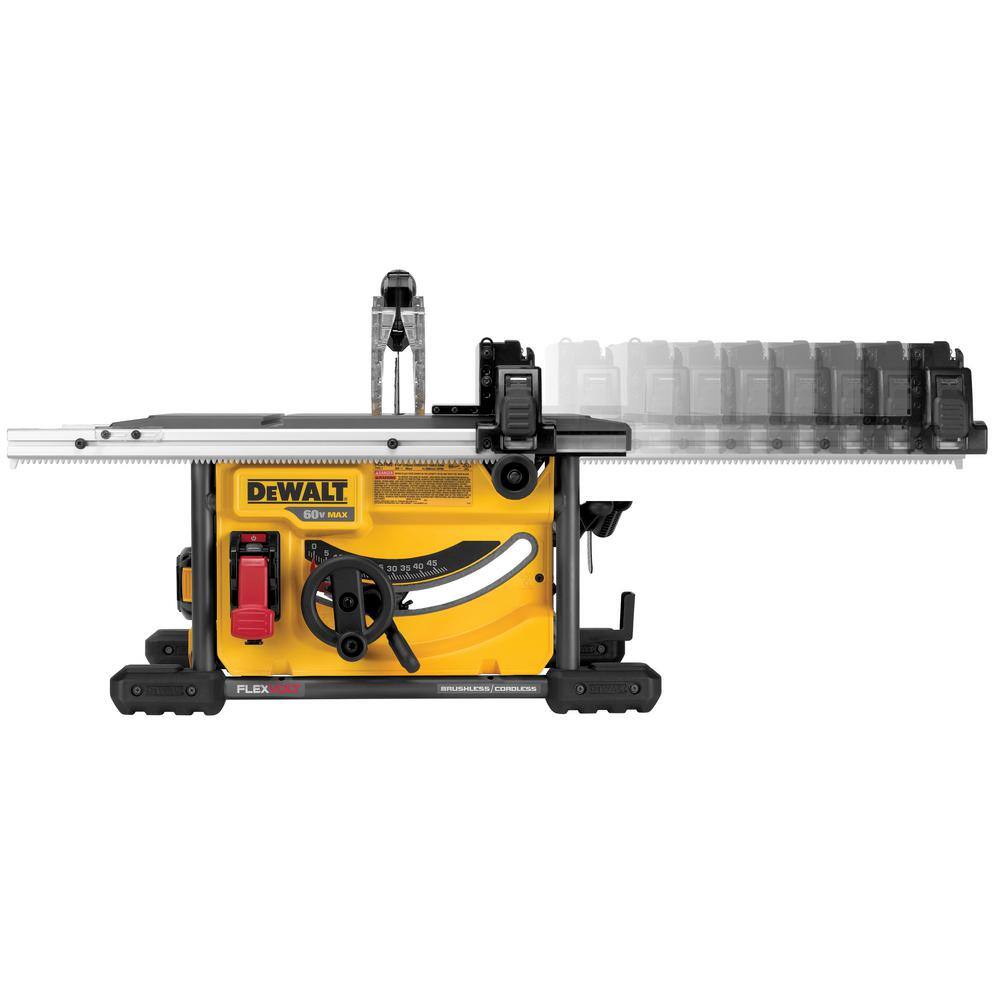 DW FLEXVOLT 60V MAX Cordless Brushless 8-14 in. Table Saw Kit (Tool Only) DCS7485B