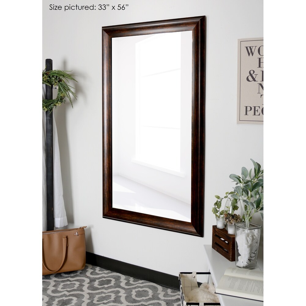 Deep Copper Extra Large Framed Wall Mirror