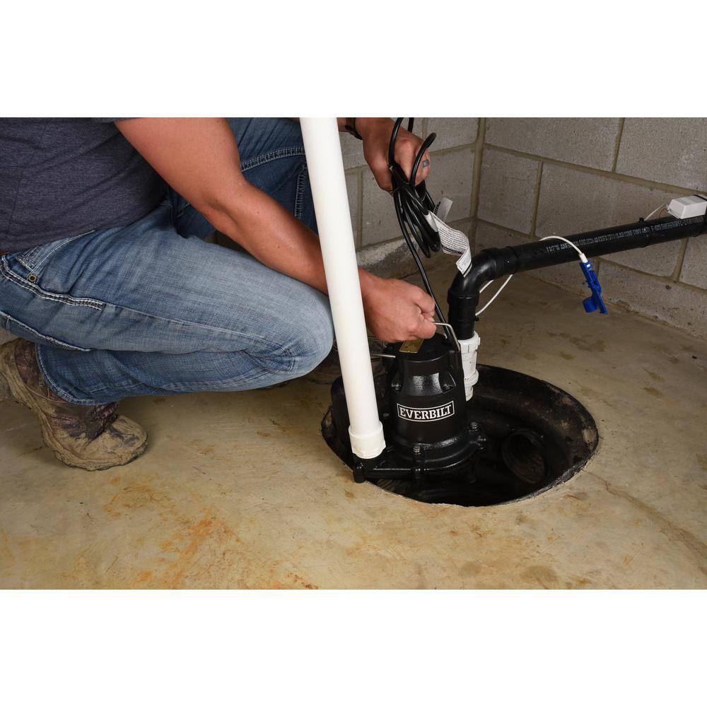 Everbilt 13 HP Cast Iron Sump Pump HDS30