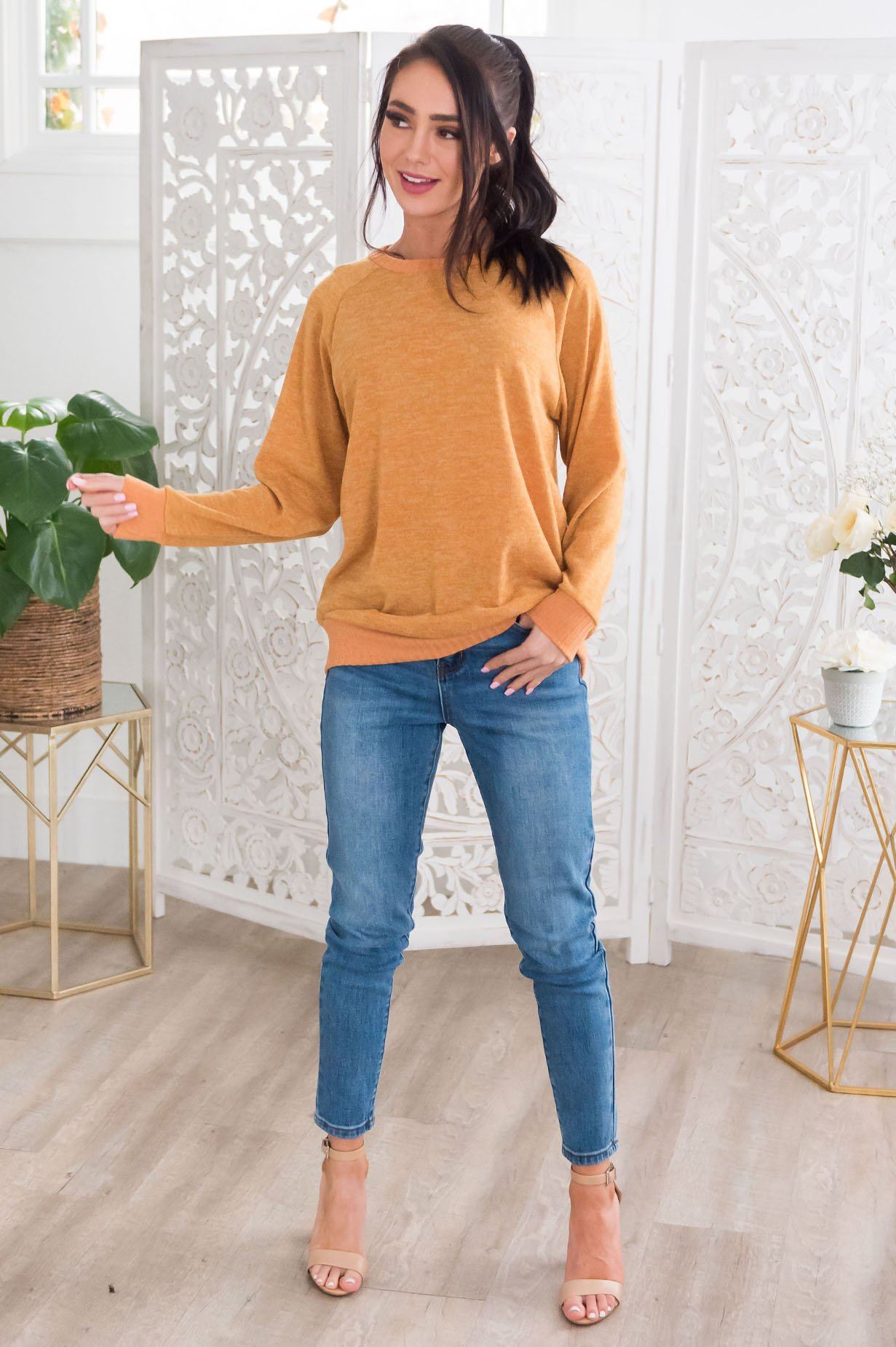 Spring Forward Modest Sweater