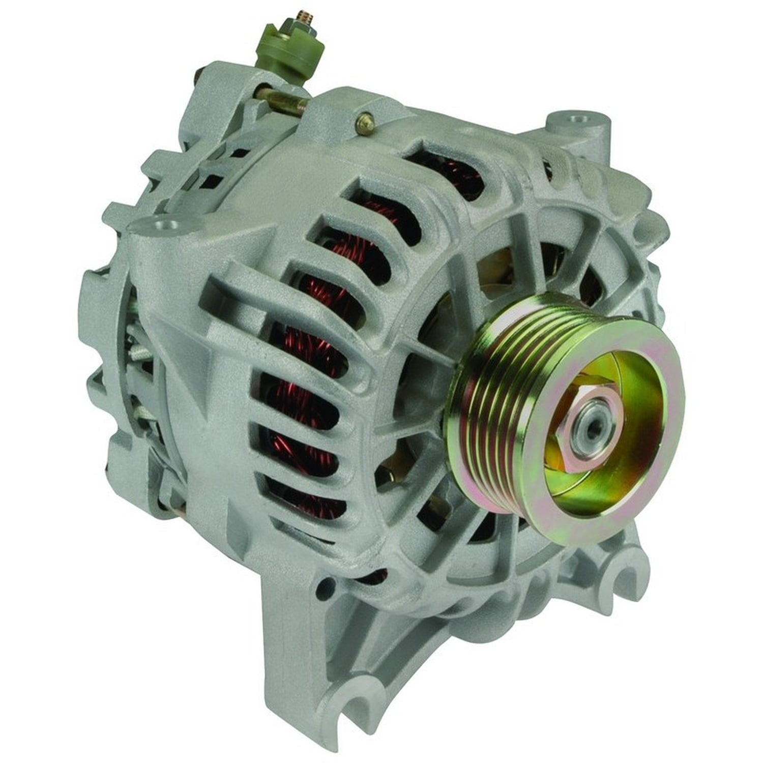 New Alternator Compatible With Ford F-150 V8 4.6L 5.4L 04-08 F-150 Heritage V8 4.6L 5.4L VIN M VIN Z 2004 F-350 V8 5.4L 2004 Lobo V8 4.6L 2004 2008 5.4L 04-07 4L3U-10300-BA 4L3U-10300-BB 4L3Z-10346-BA