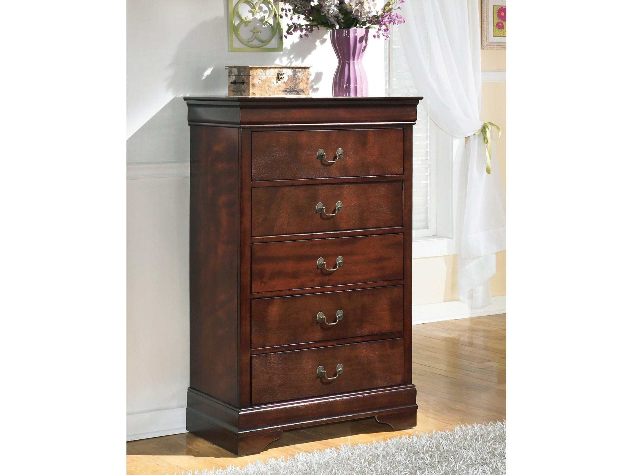 (Online Special Price) Alisdair Reddish Brown Chest of Drawers