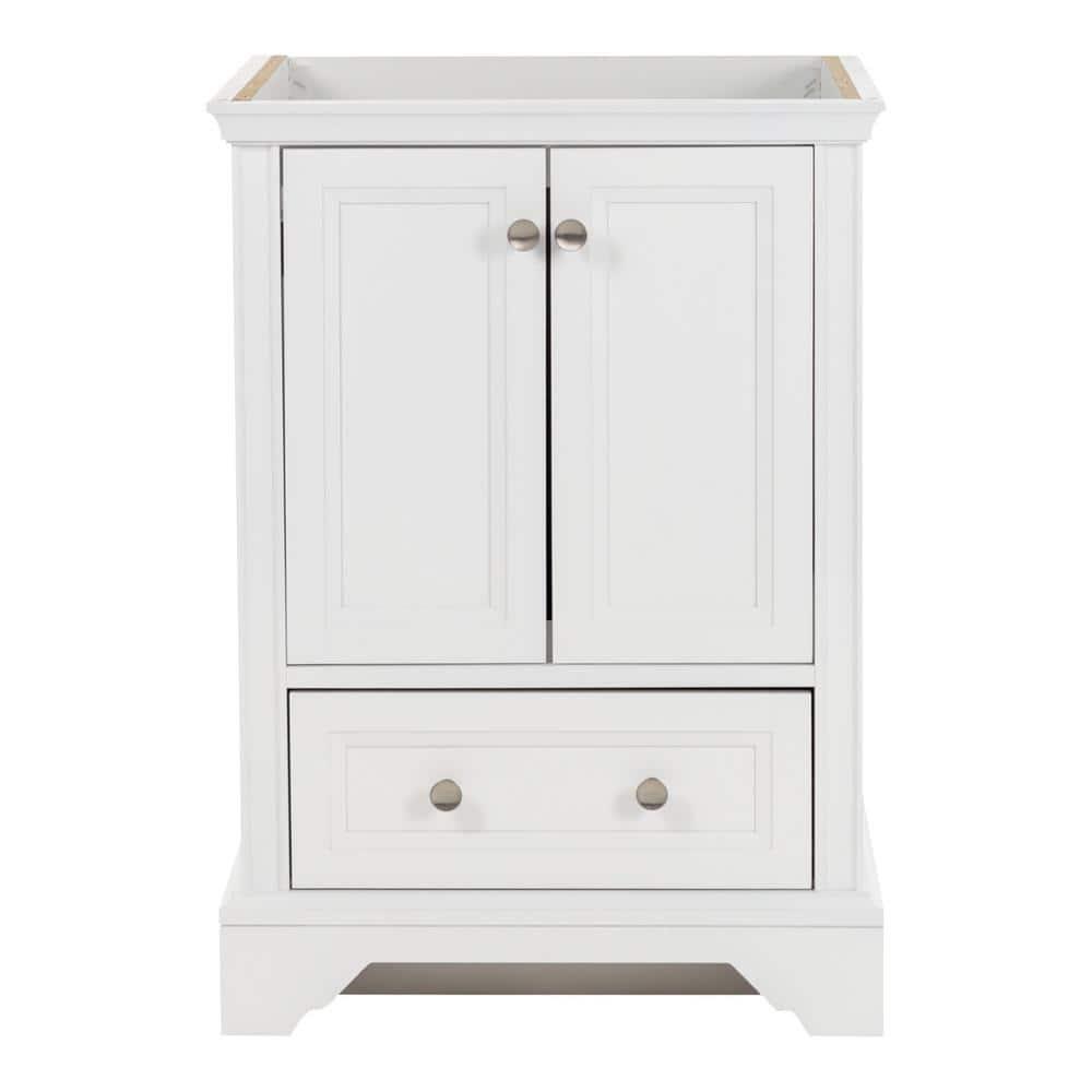 Home Decorators Collection Stratfield 2417 in W x 2157 in D x 3425 in H Bath Vanity Cabinet Only in White