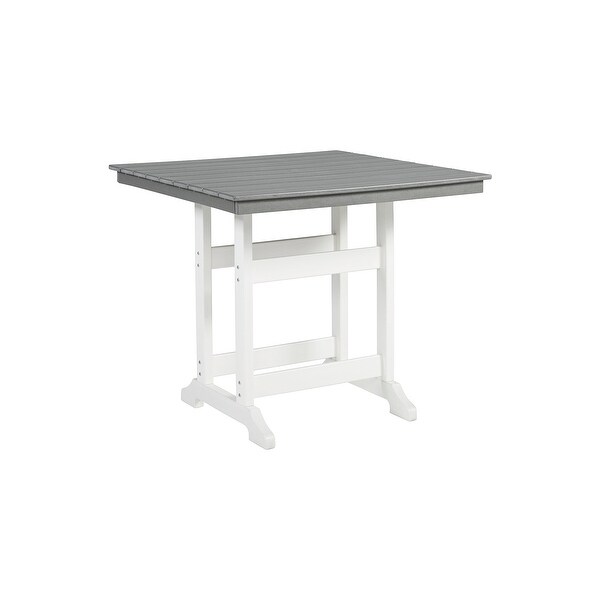 Signature Design by Ashley Transville Outdoor Poly All Weather Counter Height Dining Table