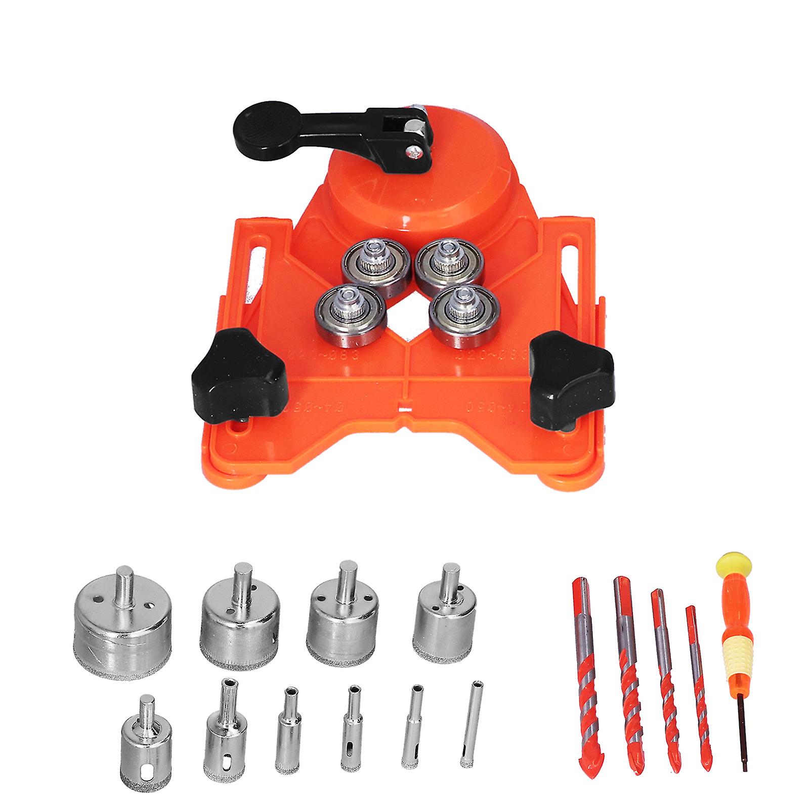 16pcs Diamond Drill Bit Hole Saw 650mm Cutter Drilling Tool Set Kit For Tile Woodorange