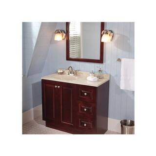 Glacier Bay Northwood 26 in. x 31 in. Wood Framed Wall Mirror in Dusk NWWM26-DK