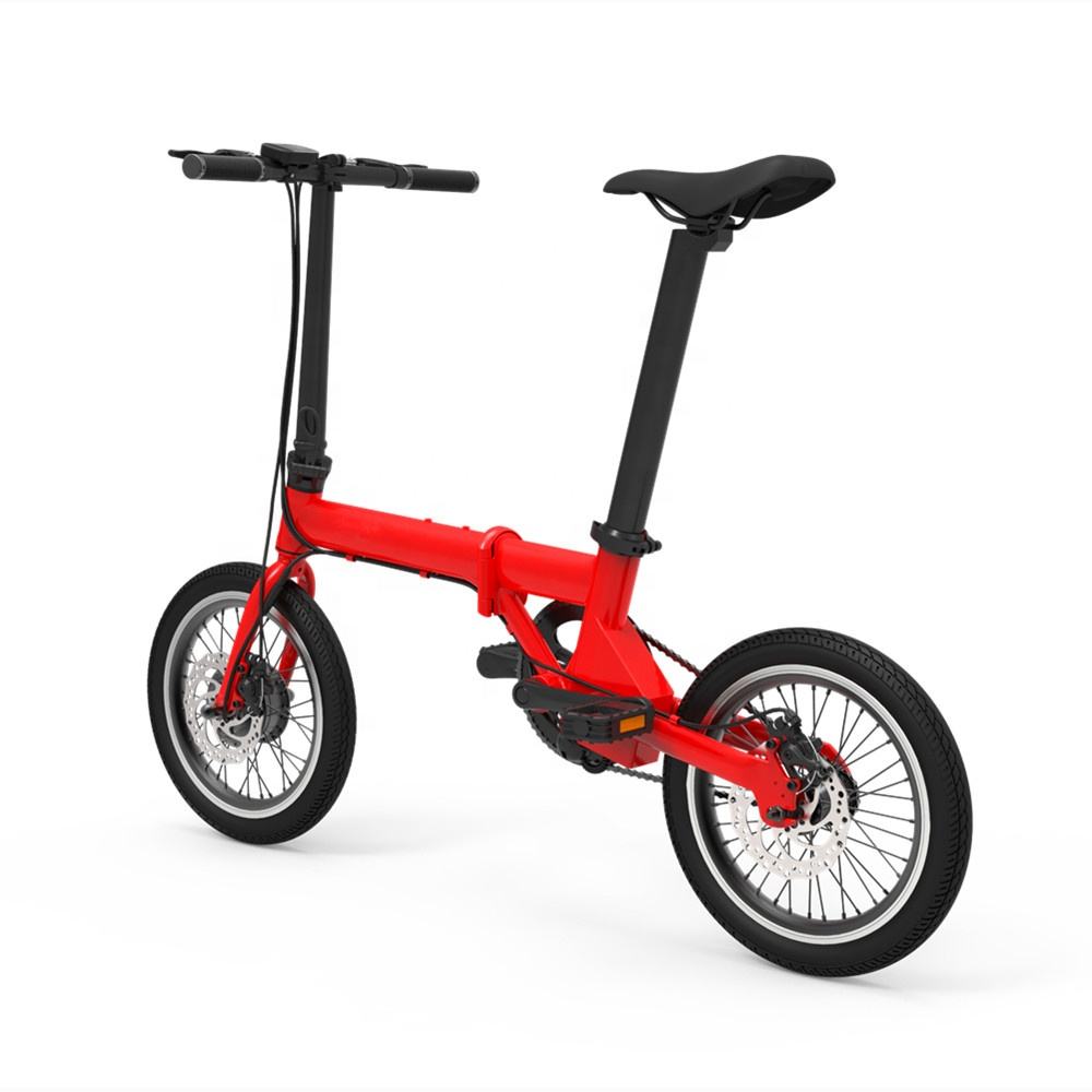 easy charging fold up electric ebike 16 inch with spoke wheel for commuters/electric cycle