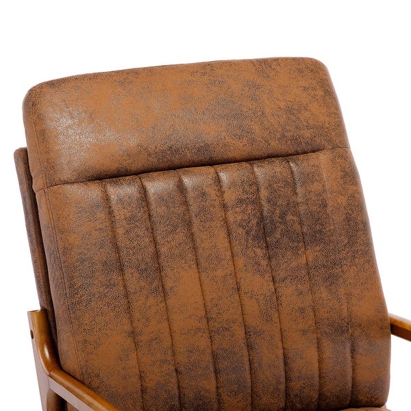 Wood Frame Armchair， Modern Accent Chair Lounge Chair for Living Room