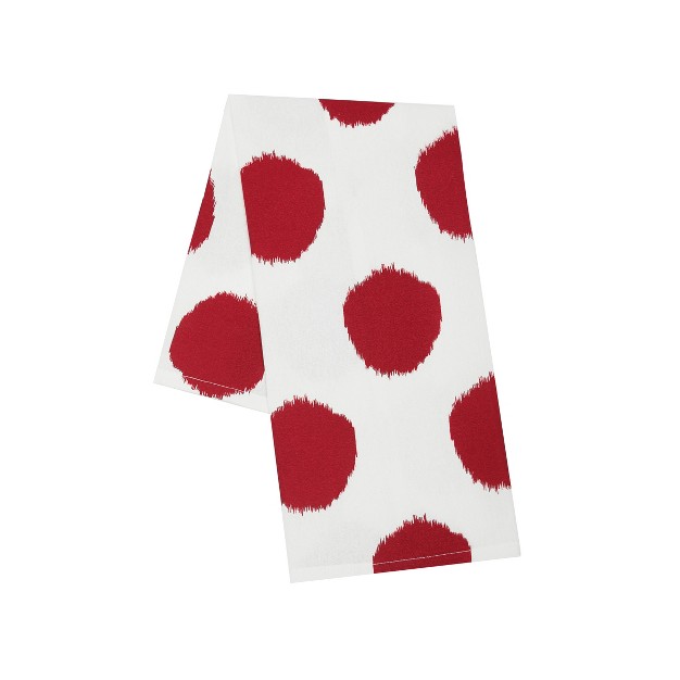 Carol amp Frank Ruby Dot Printed Kitchen Towel