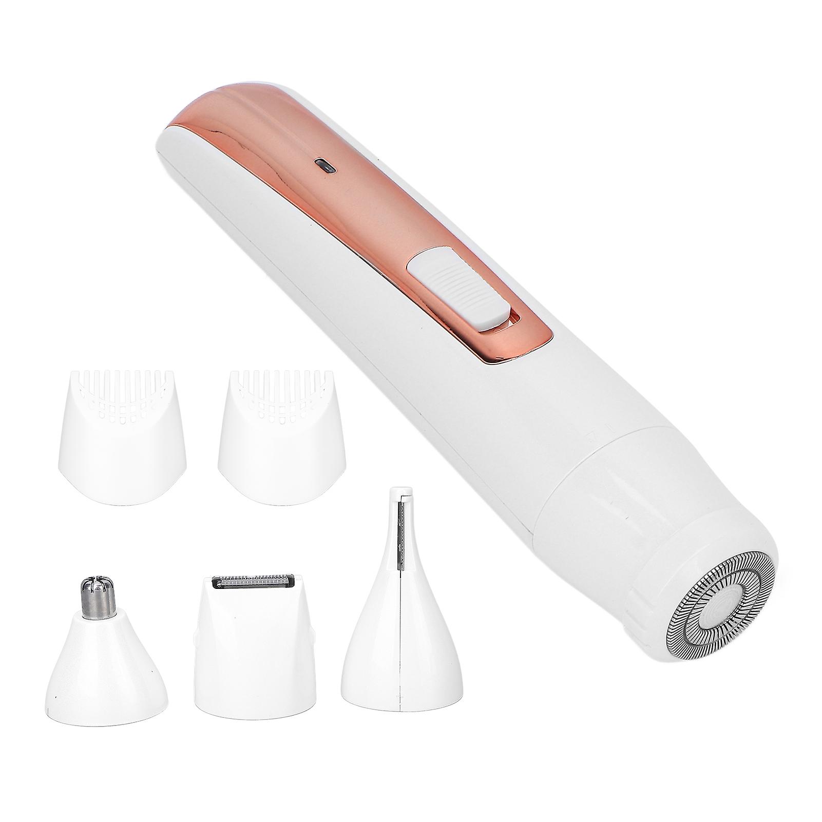 4 In1 Hair Remover Electric Painless Cordless Rechargeable Women Shaver For Eyebrow Nose