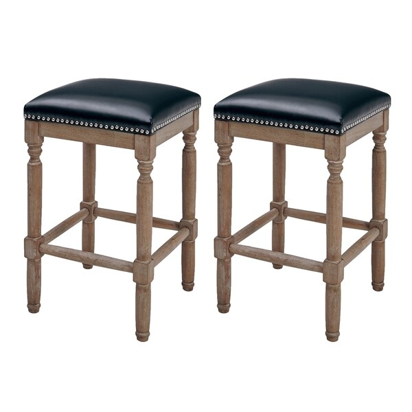 Ernie Bonded Leather Counter Stool