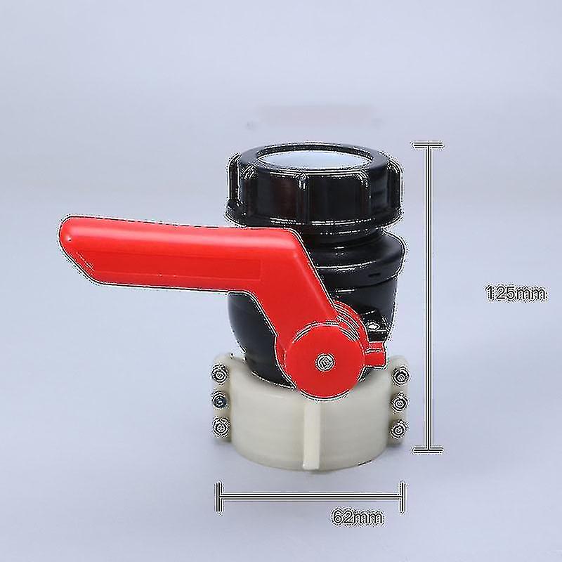 Universal Adapter For Ibc Water Tank， Ibc Tank Valve， 80mm Dn40 Flap Valve. Sl Plastic