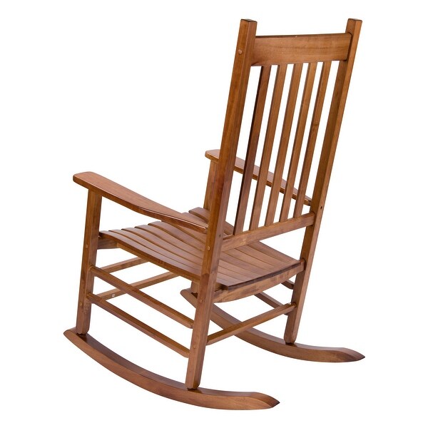 Porch and Den Steeplechase Genuine Hardwood Rocking Chair