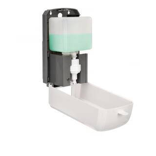 Alpine Industries 40 oz. Wall Mount Automatic Foam Hand Sanitizer Dispenser in White 430-F