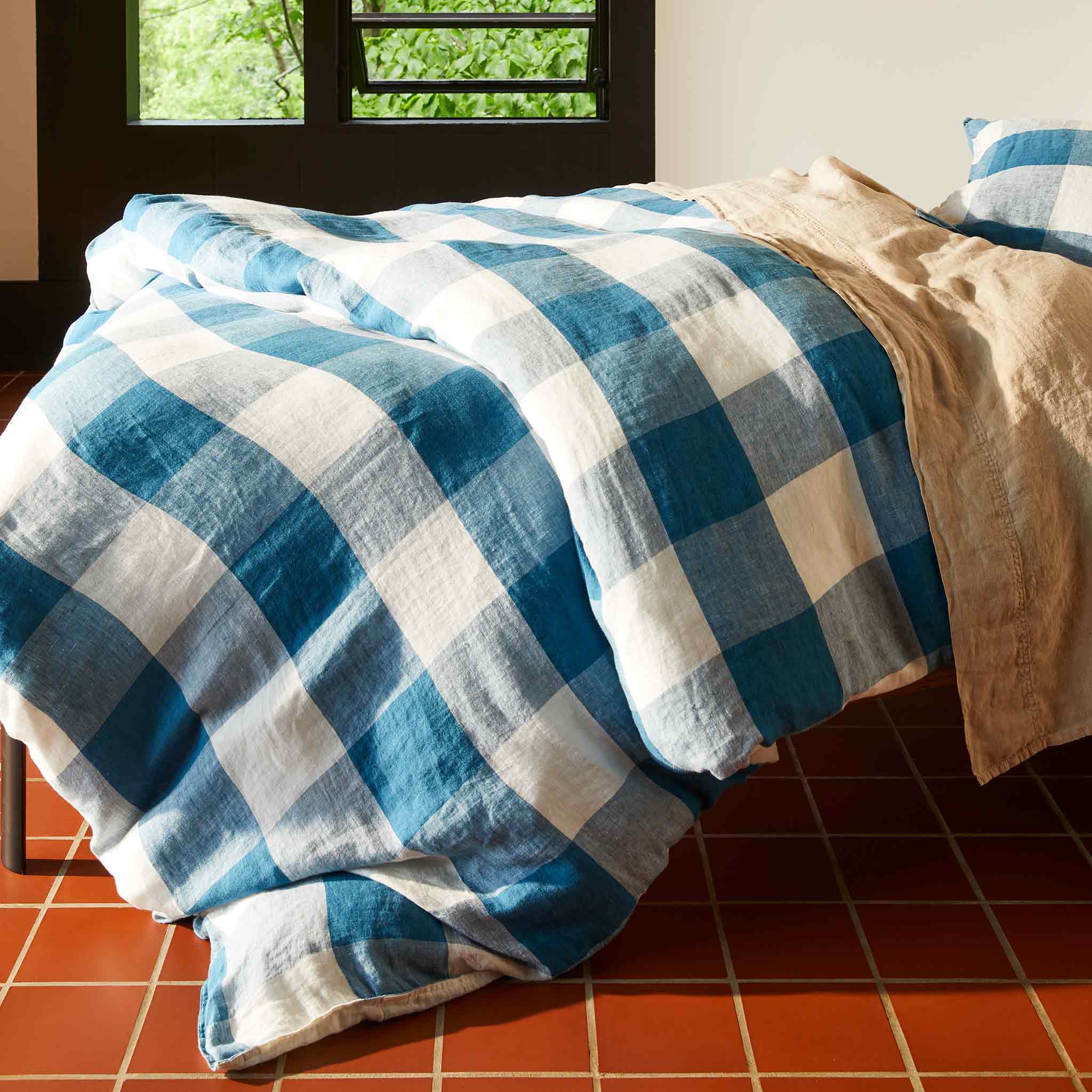 Washed Linen Duvet Cover