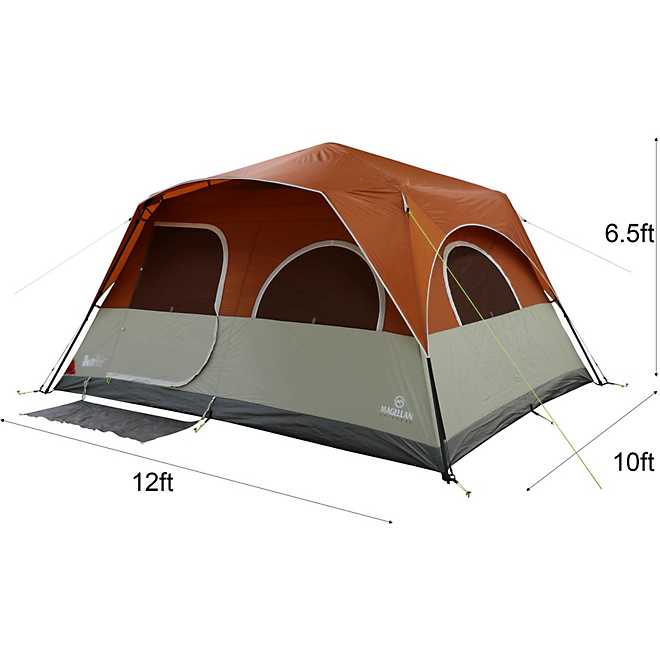 Magellan Outdoors SwiftRise 8-Person Lighted Cabin Tent