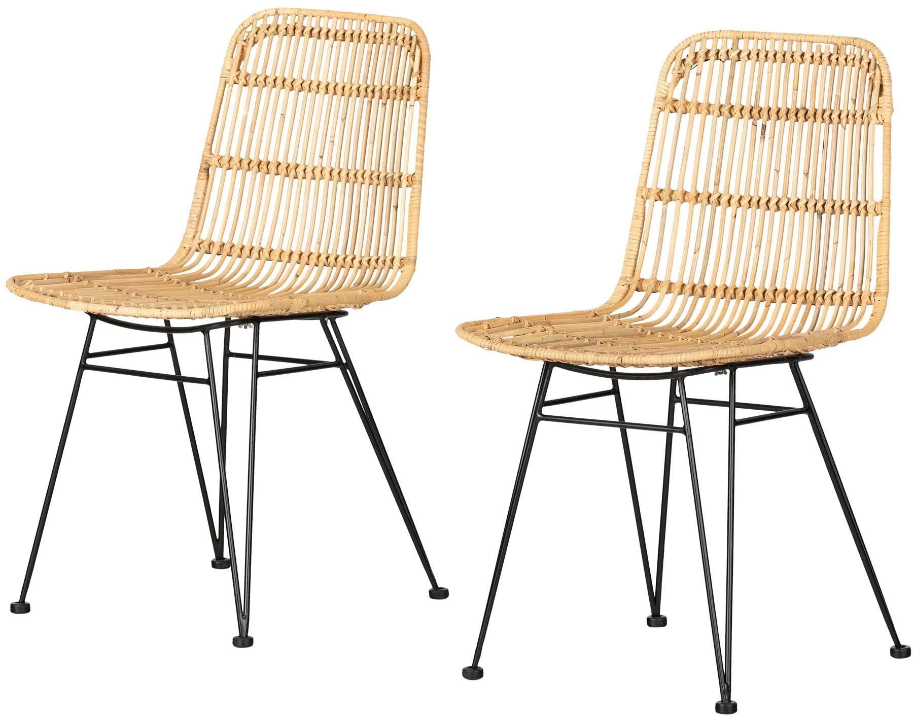 Balka Rattan Dining Room Chair， Set of 2 - South Shore