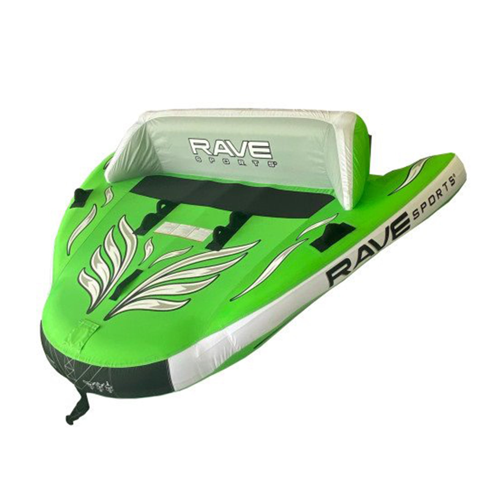 RAVE Sports Inflatable Wake Hawk Towable Boating Water Tube Raft， Green