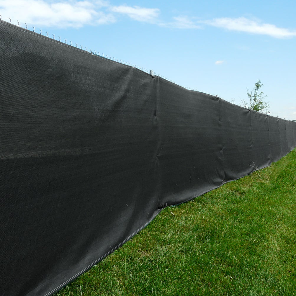 10 ft. x 12 ft. - Black Color Premium Privacy Fence Screen, 90% Blockage, Great for Back Yard Fence, Construction Site, Tennis Court, Kennel, Made By Xtarps