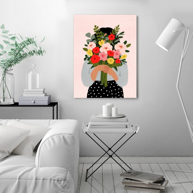 Americanflat Farmhouse Botanical Darling Valentine Ii By Victoria Borges By World Art Group Wall Art