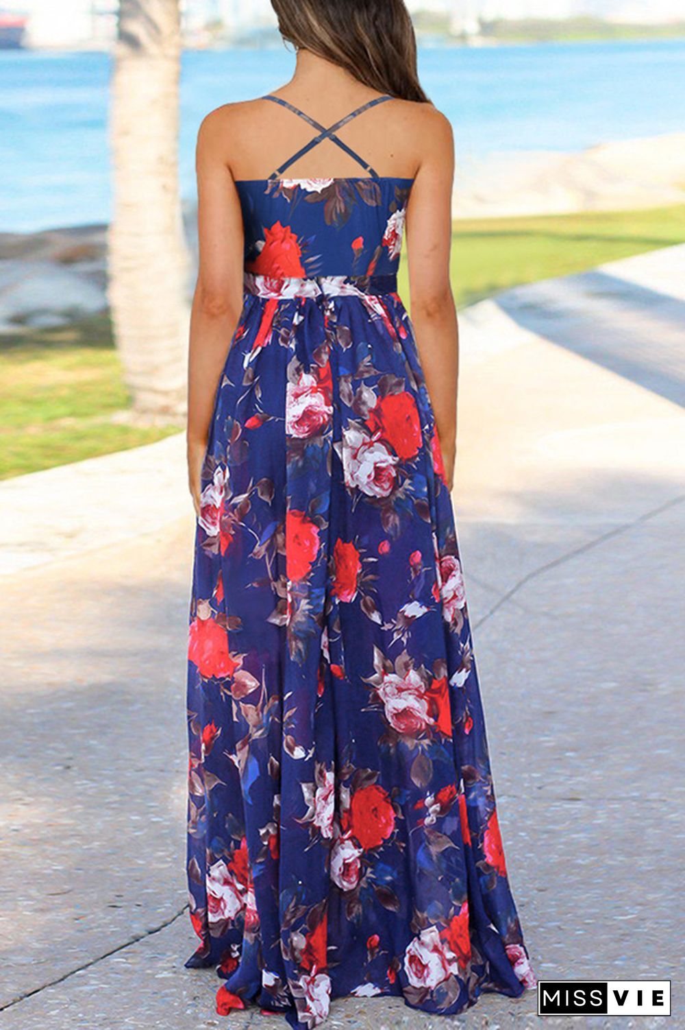 Floral Slip Maxi Dress Wholesale