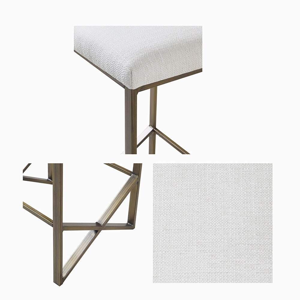 Backless Upholstered Counter Bar Stool 26\