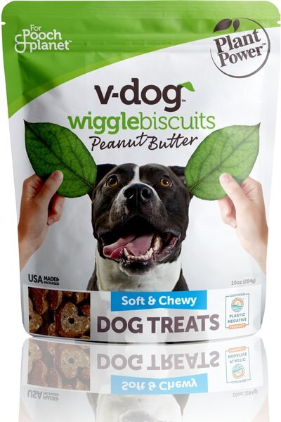 V-Dog Wiggle Biscuit Grain-Free Peanut Butter Dog Treats