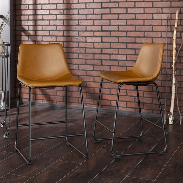 Designs Bar Stool， Black， Set of 2