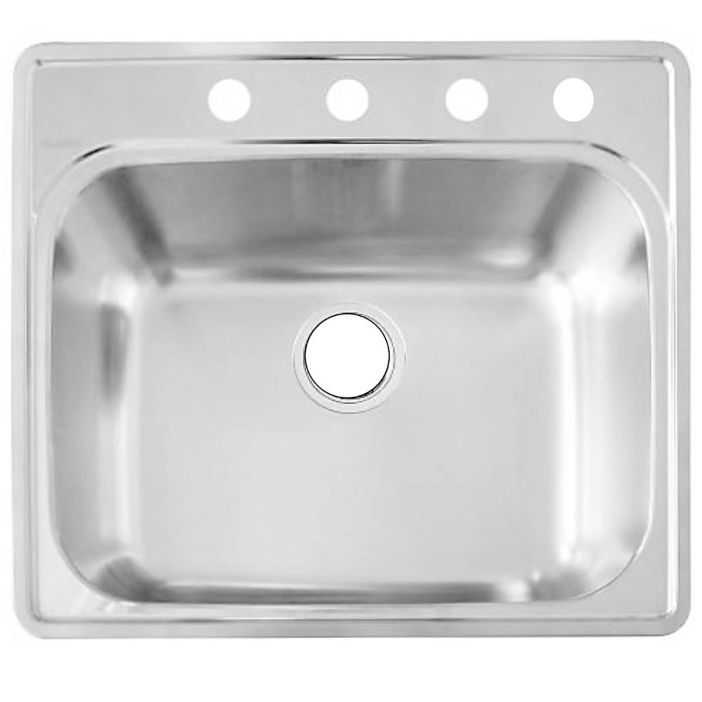 Amerisink Builder AS110 Top Mount Stainless Steel Sink  25