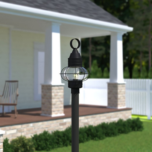 Vaxcel Chatham 1 Light Post Light Textured Black