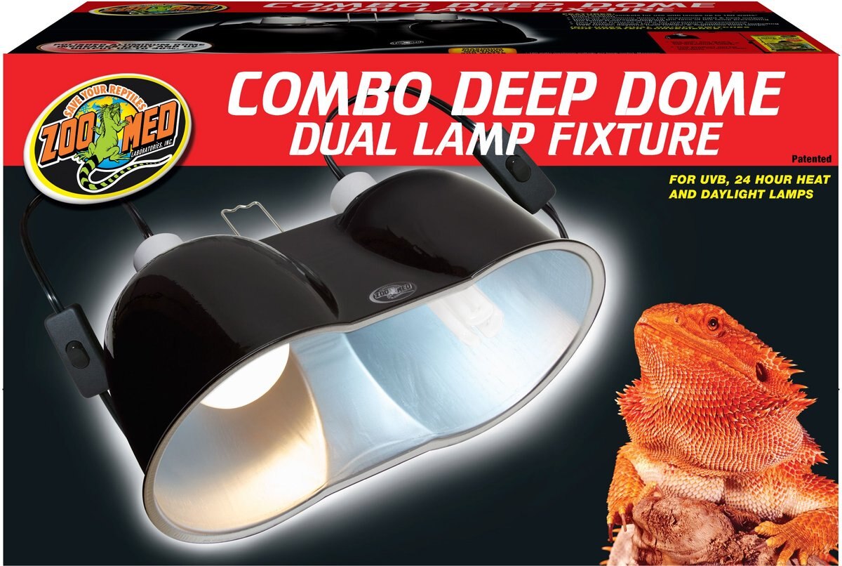 Zoo Med Combo Deep Dome Lamp， Large