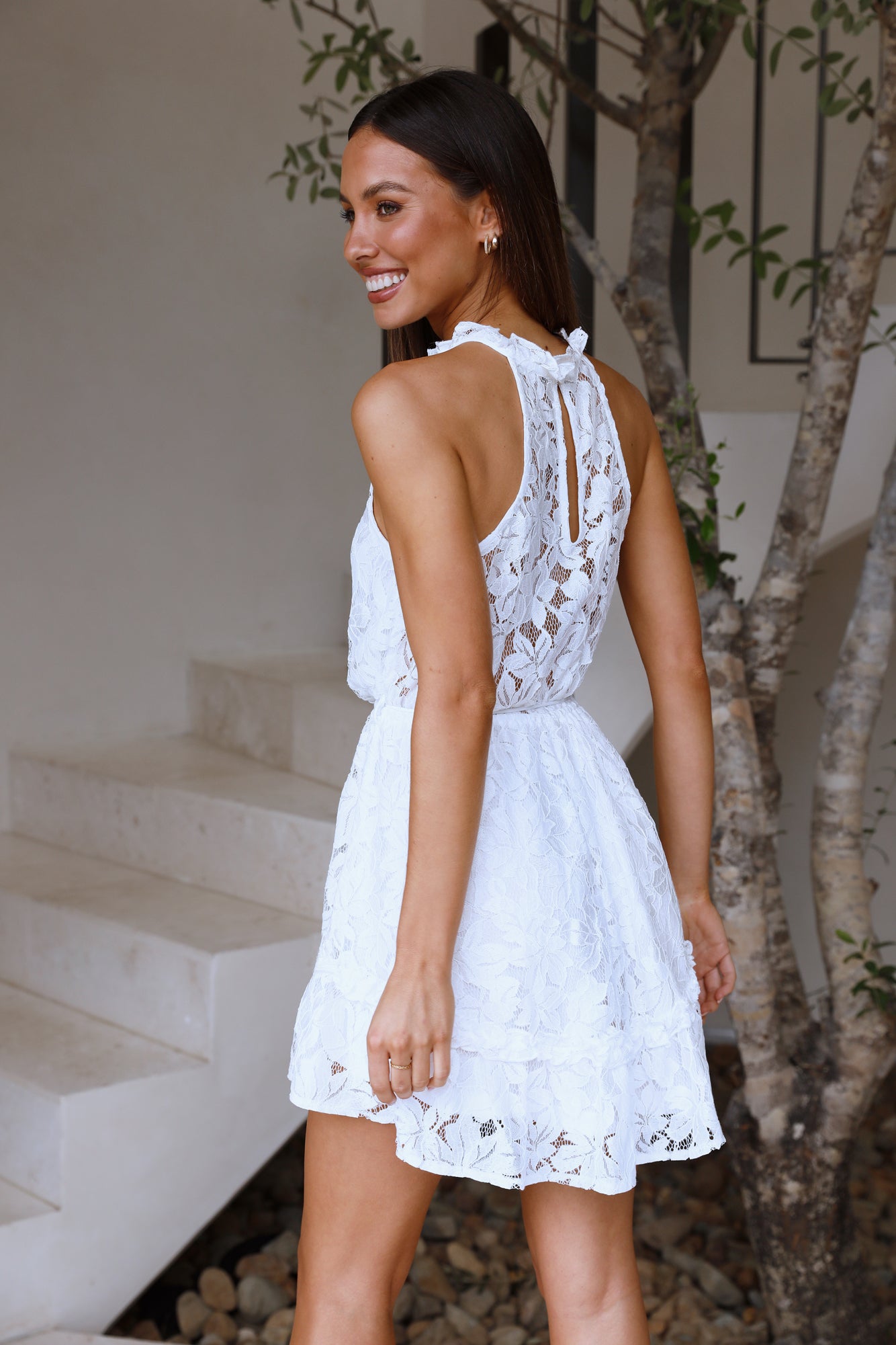 Wished Away Dress White