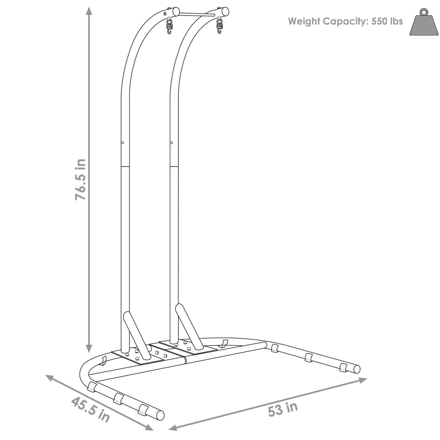 Ultimate Patio Steel Deluxe U-Shape Hanging Chair Stand