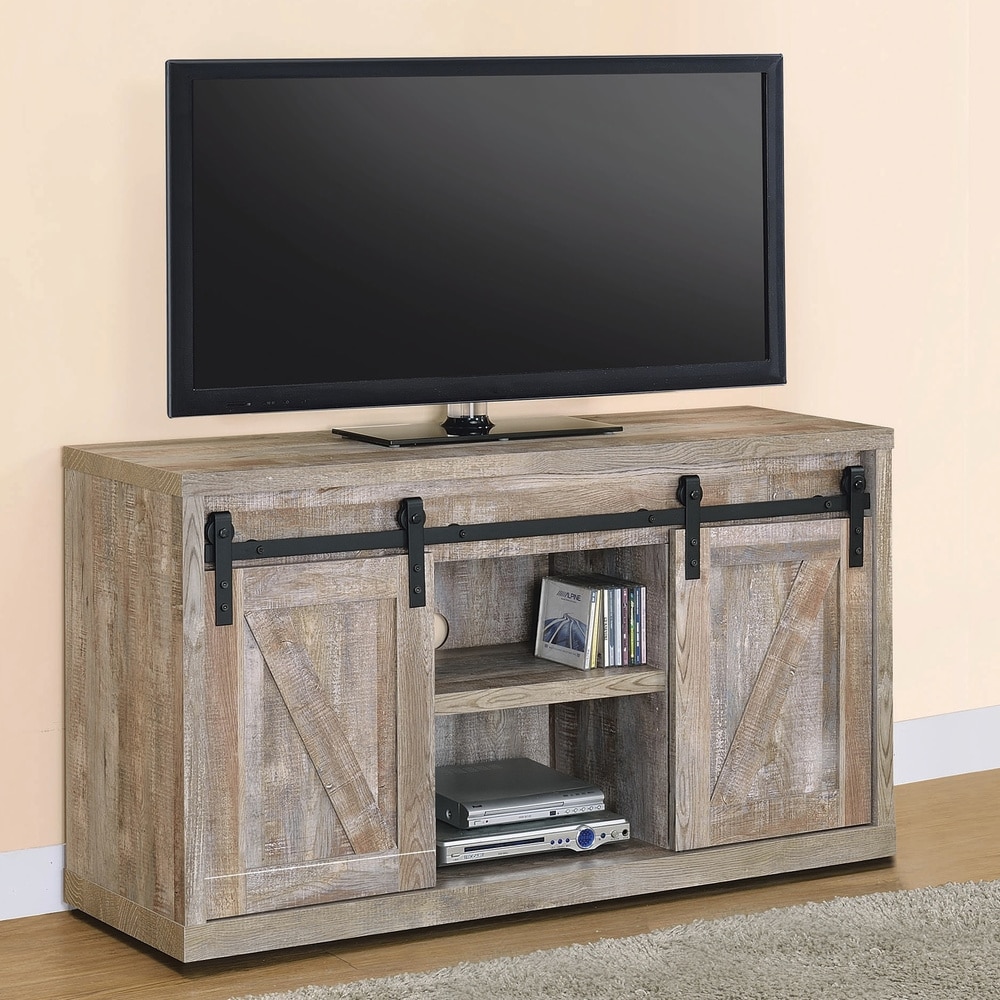 Coaster Furniture Brockton 48 inch 3 shelf Sliding Doors TV Console