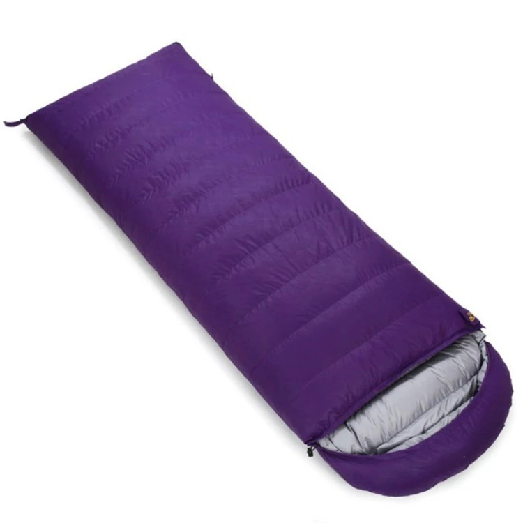 New Arrival Ultra Lightweight Single Envelope Sleeping Bag Outdoor Camping Goose Down Ripstop Nylon Sleeping Bag