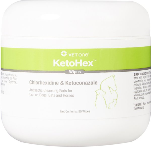 VetOne KetoHex Antiseptic Pet Wipes