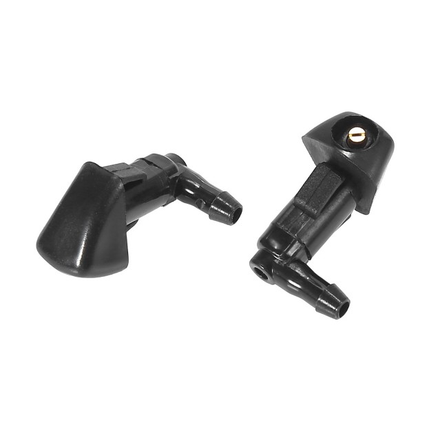 Unique Bargains Front Windshield Wiper Nozzles For Honda Accord For Acura Tl Black Pack Of 2