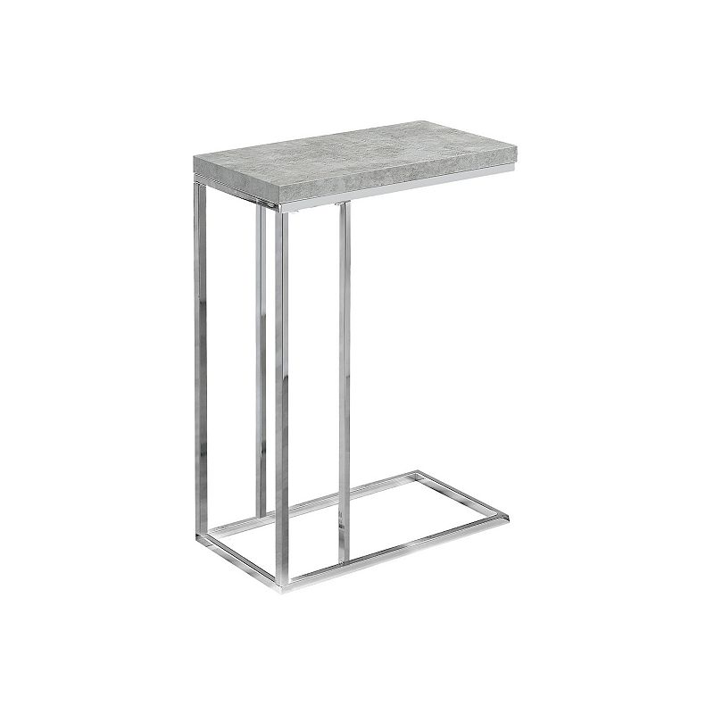 Monarch Contemporary C-Shape Accent End Table