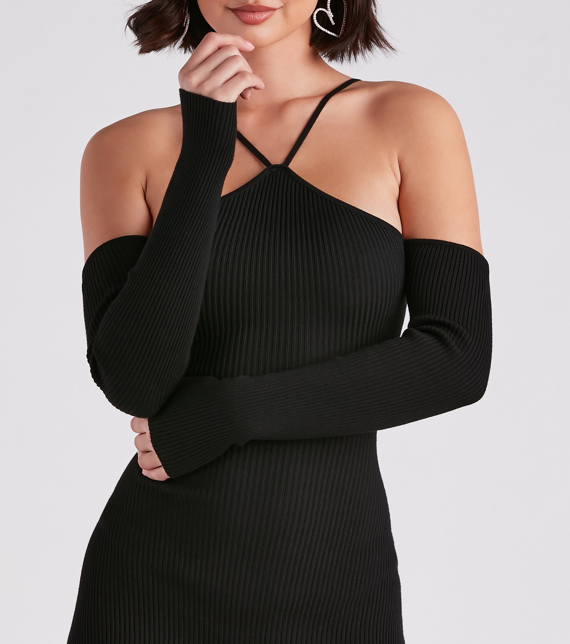 Contemporary Girl Sweater Midi Dress