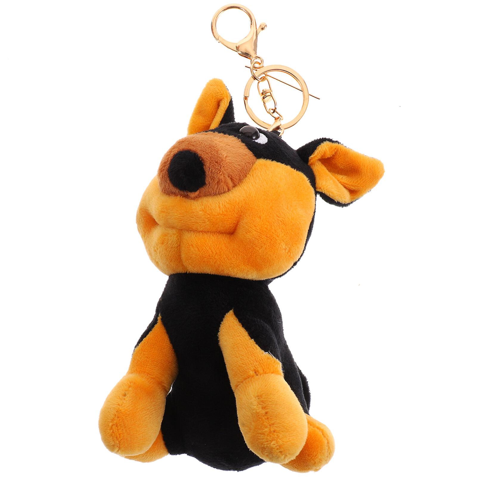 Plush Pendant Car Decoration Dog Plush Keychain Toys Bag Plush Decor Adorable Dog Plush