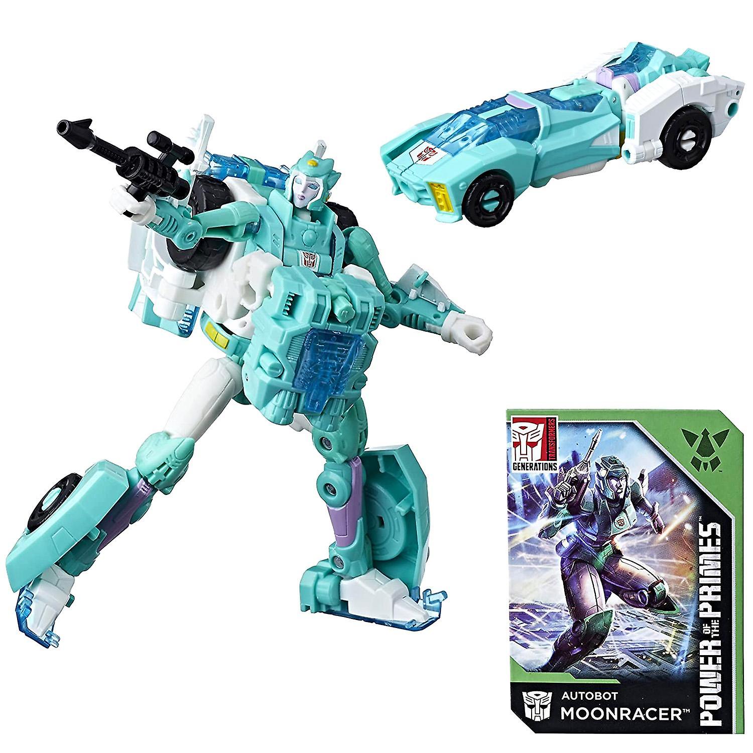 Transformers Power of the Primes Deluxe Class Autobot Moonracer Action Figure