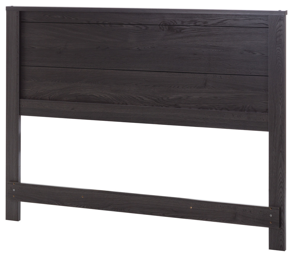 South Shore Fynn Full Headboard  54  Gray Oak   Transitional   Headboards   by ShopLadder  Houzz