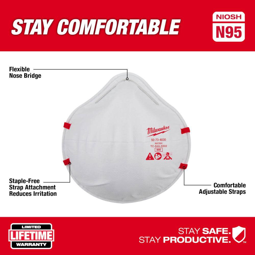 MW N95 Respirator 1pk 48-73-4031 from MW