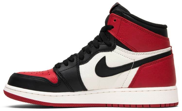 Air Jordan 1 Retro High OG BG 'Bred Toe' 575441-610