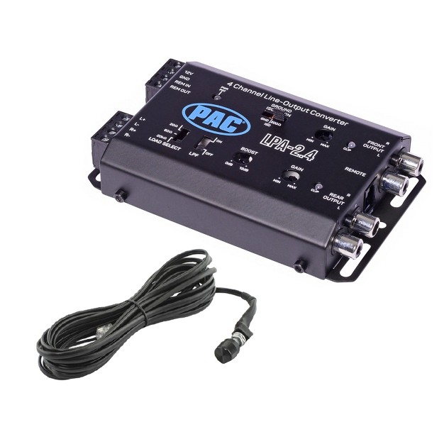 Locpro Lpa 2 4 2ch Input 4ch Output Line Converter Bass Boost W Lpa rem Remote